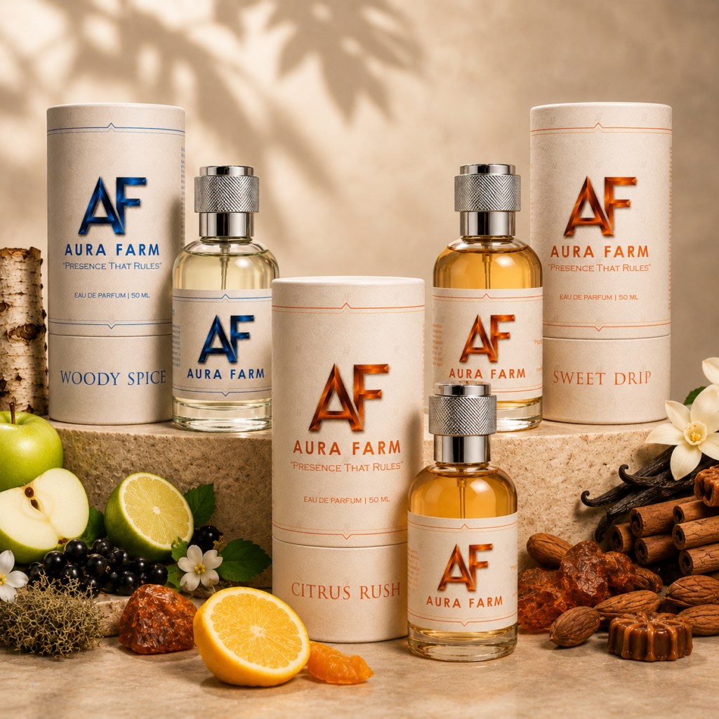 Trio – Citrus Rush + Woody Spice + Sweet Drip (3 × 50ml) | Eau De Parfum Variety Set